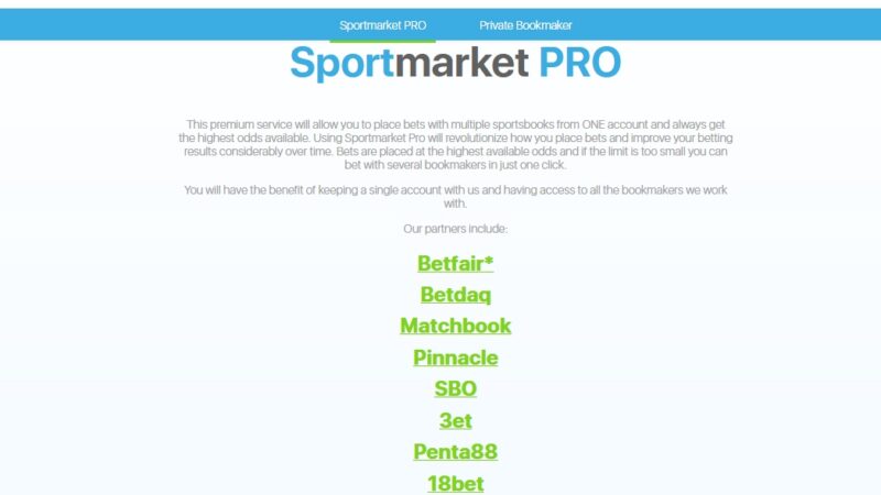 Sport Market Back Office